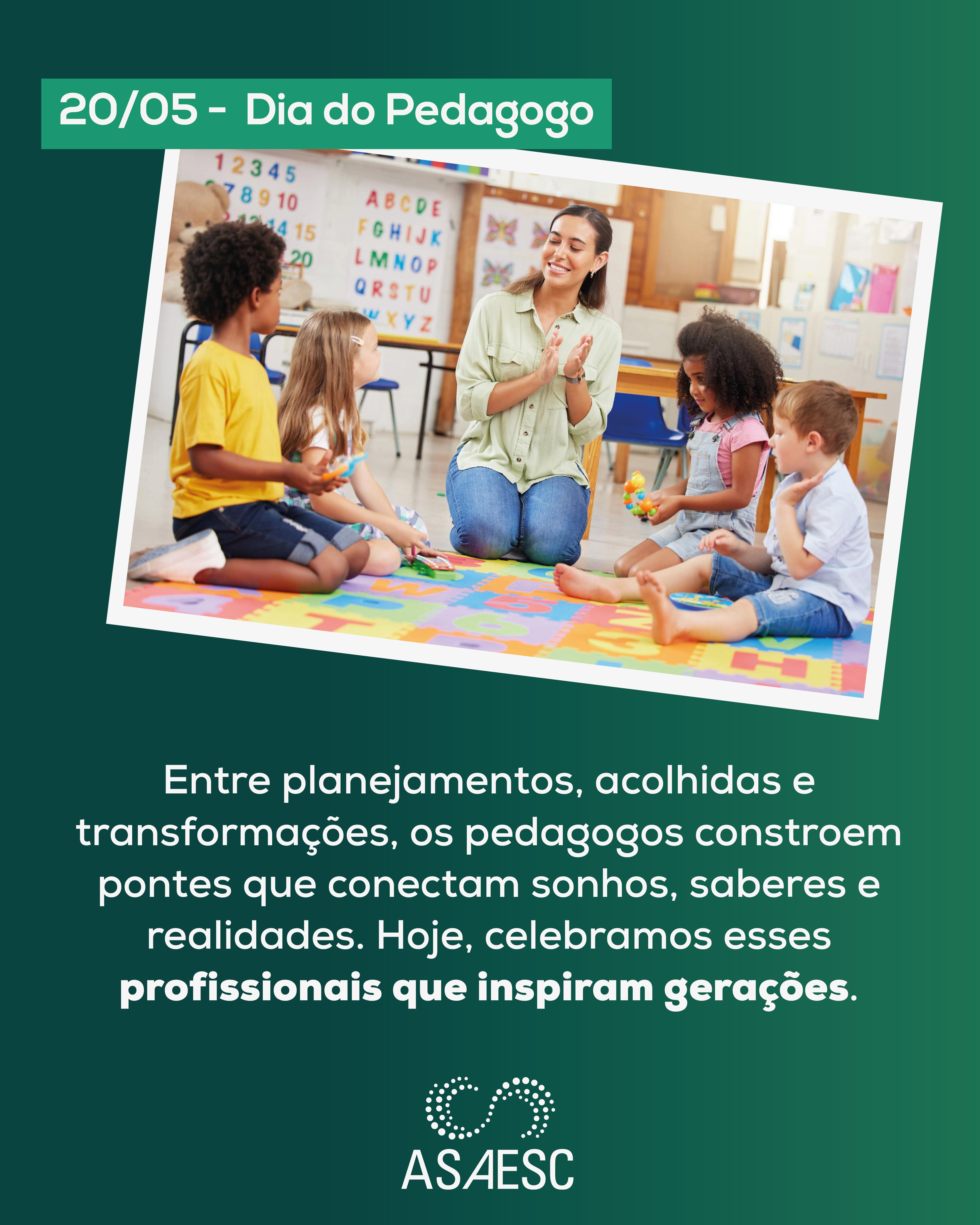 Feliz Dia do Pedagogo!