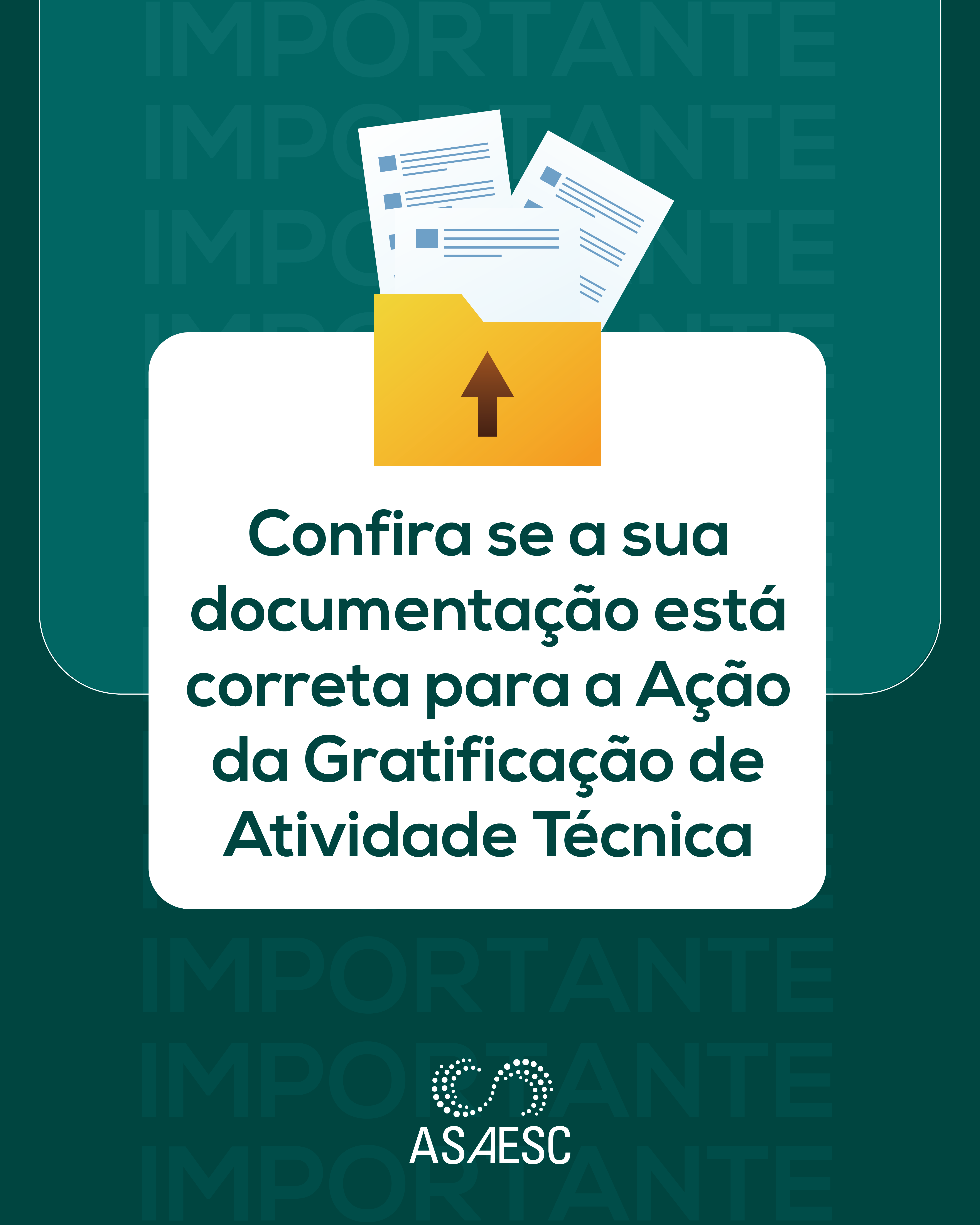 Confira se a sua documentação está correta para a Ação da Gratificação de Atividade Técnica